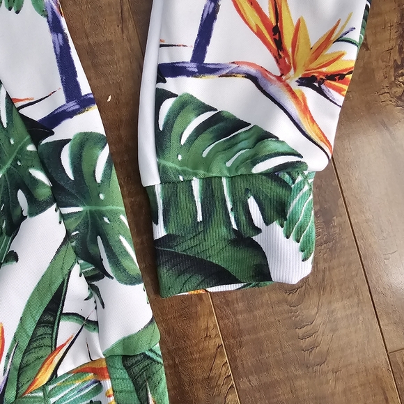 Rocawear Hawaiian Floral Hoodie Mens XL Kangaroo Pocket - Picture 8 of 15